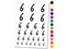 Number 6 Six Felt Marker Font Temporary Tattoo Water Resistant Fake Body Art Set Collection